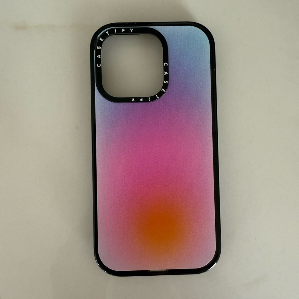 Casetify iPhone 14 Pro color cloud design MagSafe case